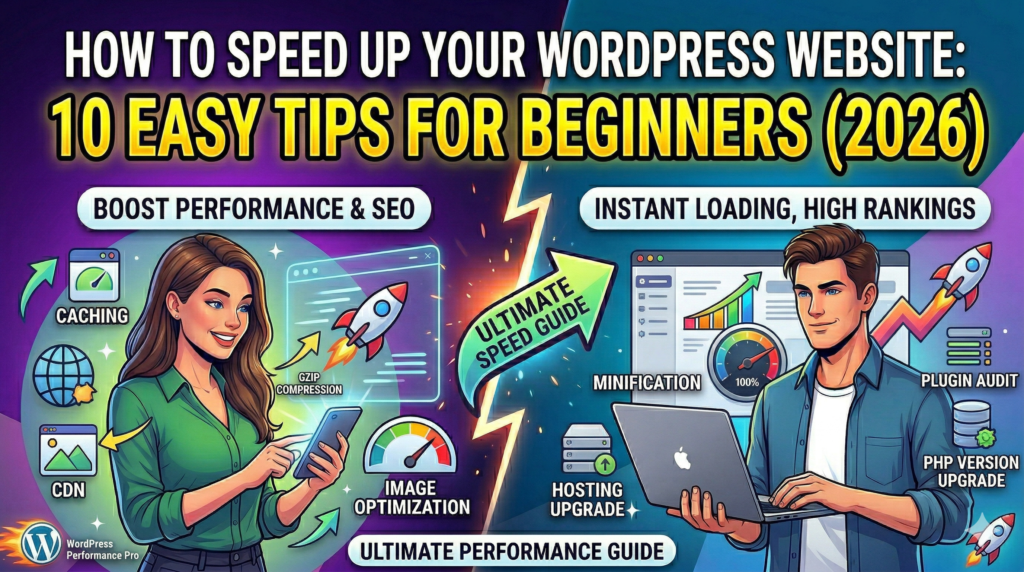 How to Speed Up Your WordPress Website: 10 Easy Tips for Beginners (2026)