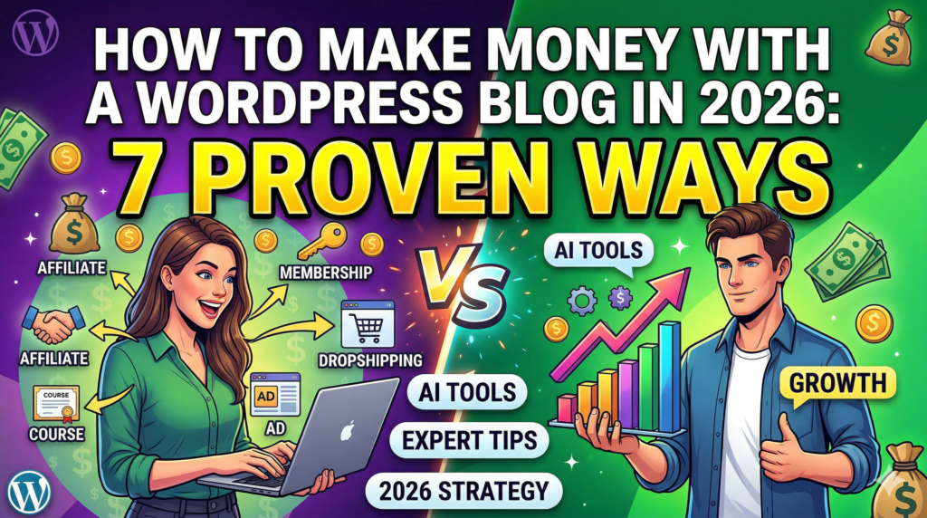 How to Make Money with a WordPress Blog in 2026: 7 Proven Ways